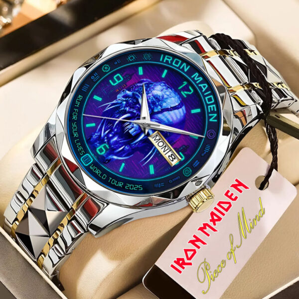 Iron Maiden Alloy Luxury Quartz Watch – NGHIAVT 3068