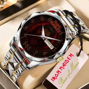 Iron Maiden Alloy Luxury Quartz Watch – NGHIAVT 3453