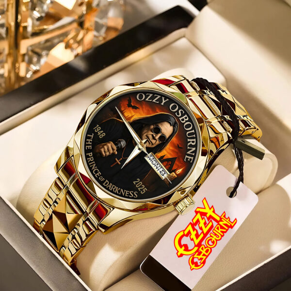 Ozzy Osbourne Alloy Luxury Quartz Watch – MAITM 12239
