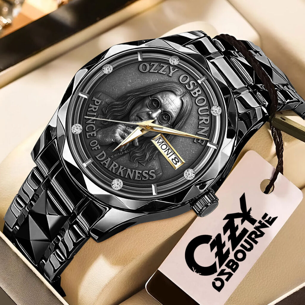 Ozzy Osbourne Alloy Luxury Quartz Watch – GNE 4143