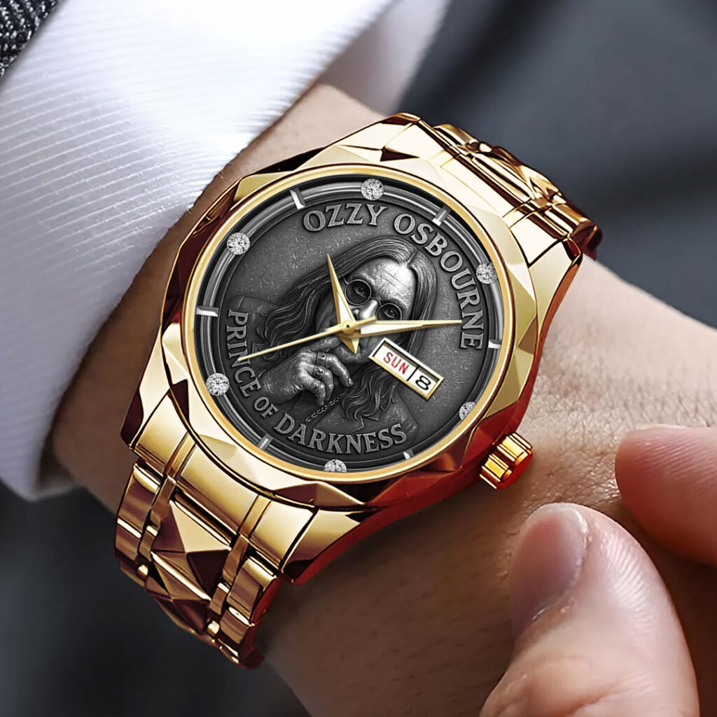 Ozzy Osbourne Alloy Luxury Quartz Watch – GNE 4143 - Image 3