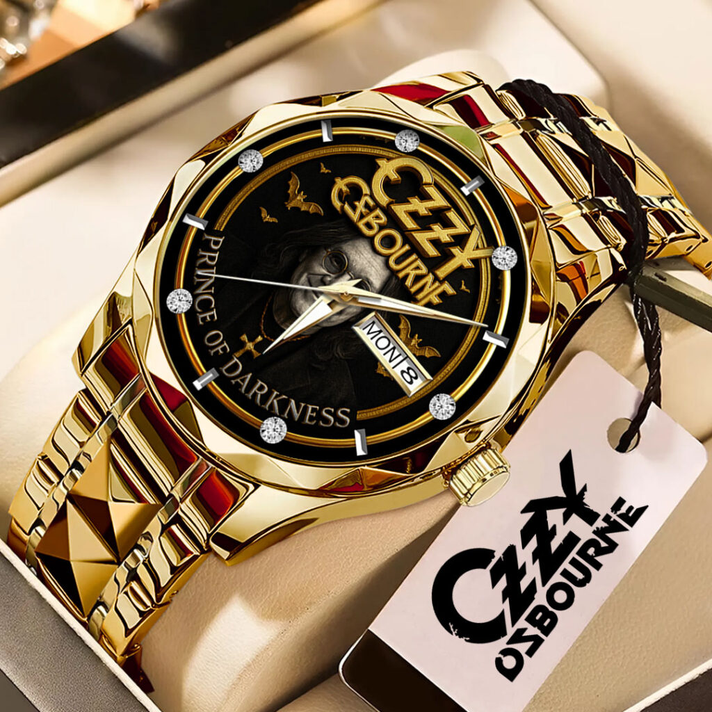 Ozzy Osbourne Alloy Luxury Quartz Watch – GNE 4154