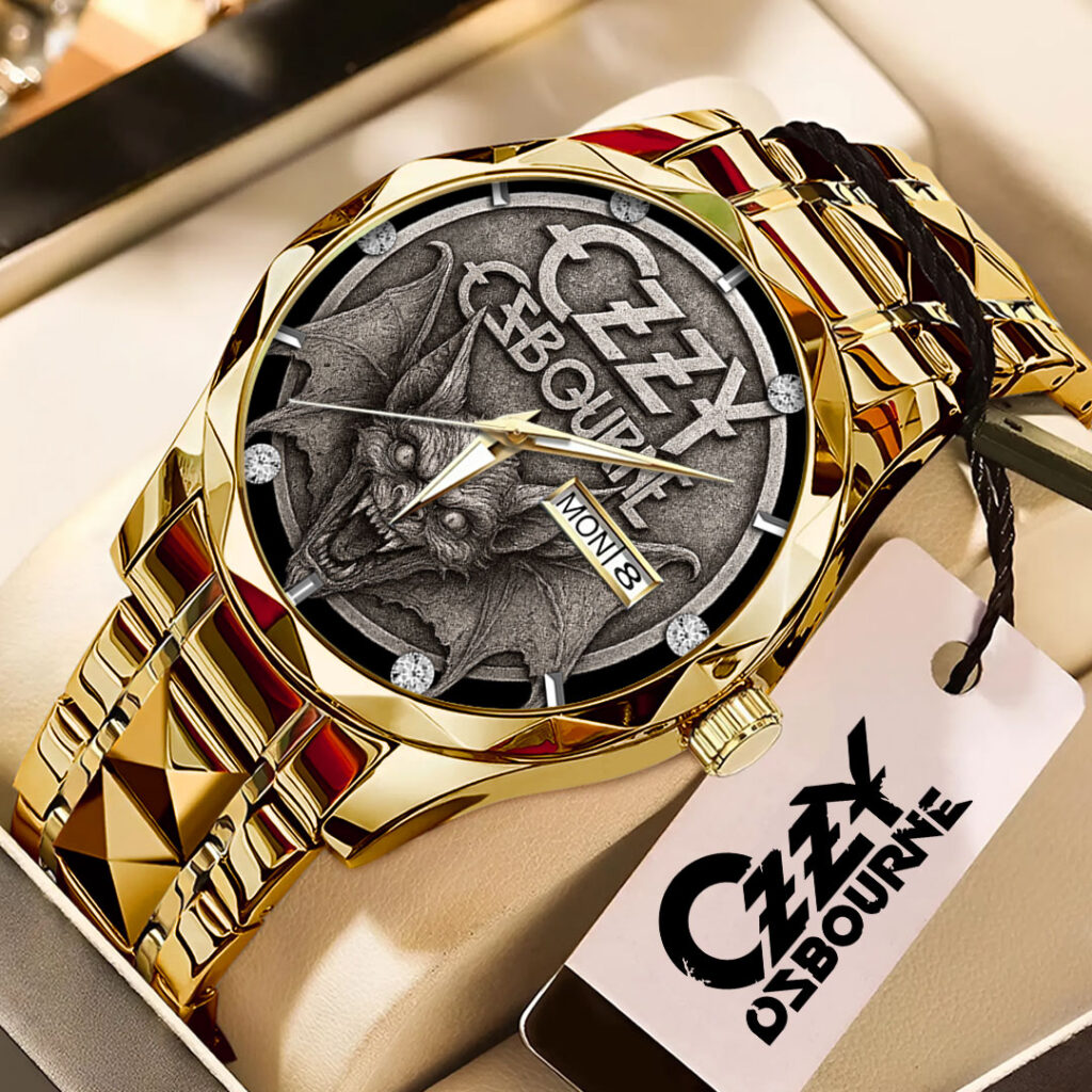 Ozzy Osbourne Alloy Luxury Quartz Watch – GNE 4185