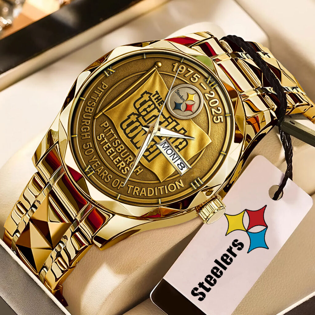 Pittsburgh Steelers Anniversary 2025 Alloy Quartz Watch