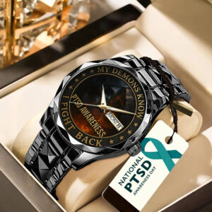PTSD Awareness Veterans Alloy Luxury Quartz Watch – TANTN15628