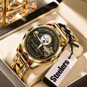 Pittsburgh Steelers 92nd Anniversary Alloy Luxury Quartz Watch – MAITM12901