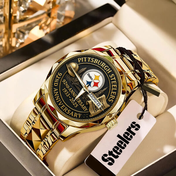 Pittsburgh Steelers Anniversary Alloy Quartz Watch