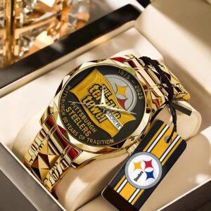 Pittsburgh Steelers 2025 Alloy Luxury Quartz Watch – TANTN15487