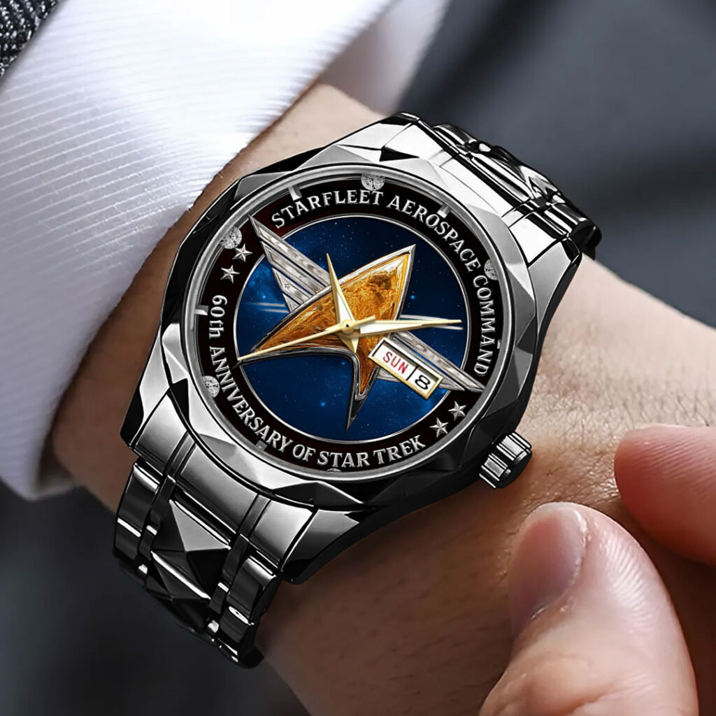 Star Trek 60th Anniversary Alloy Luxury Quartz Watch – TMTHU685 - Image 3