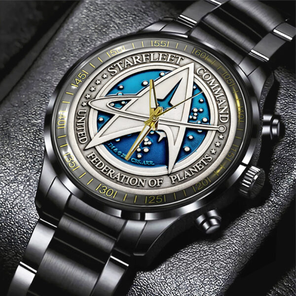 Star Trek Black Stainless Steel Watch – TANTN 12677