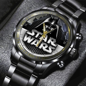 Star Wars Black Stainless Steel Watch – GNE 322