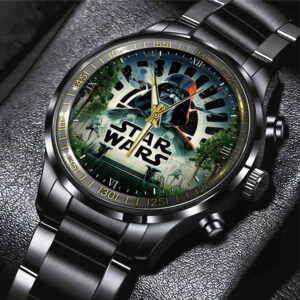 Star Wars Black Stainless Steel Watch – GNE 325