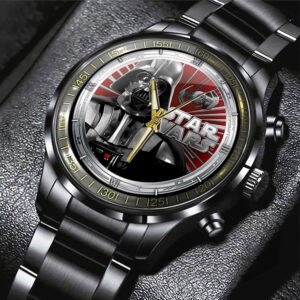 Star Wars Black Stainless Steel Watch – GNE 369