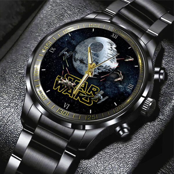 Star Wars Black Stainless Steel Watch - Design 13