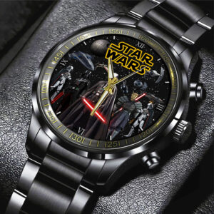 Star Wars Black Stainless Steel Watch – GNE 453