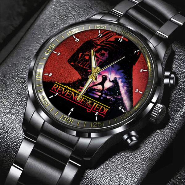 Star Wars Black Stainless Steel Watch - Design 5