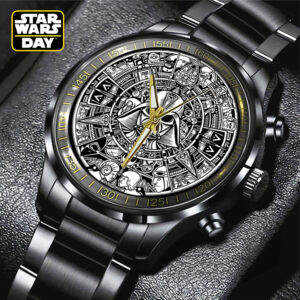 Star Wars Black Stainless Steel Watch – TANTN 5969