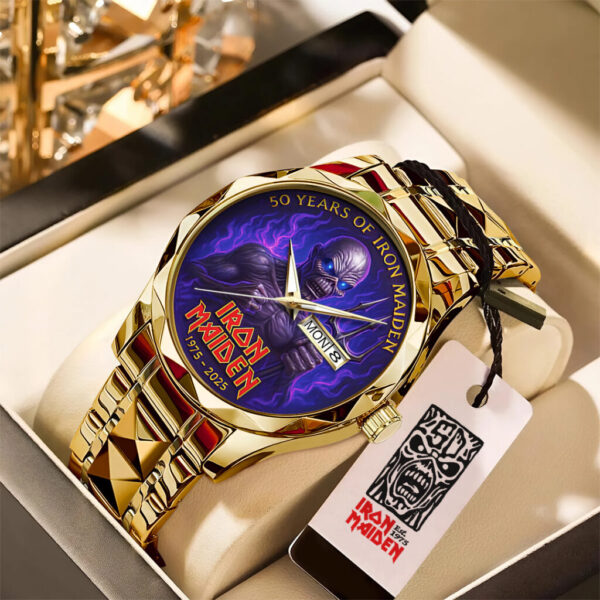 Iron Maiden Alloy Luxury Quartz Watch – TANTN 13770