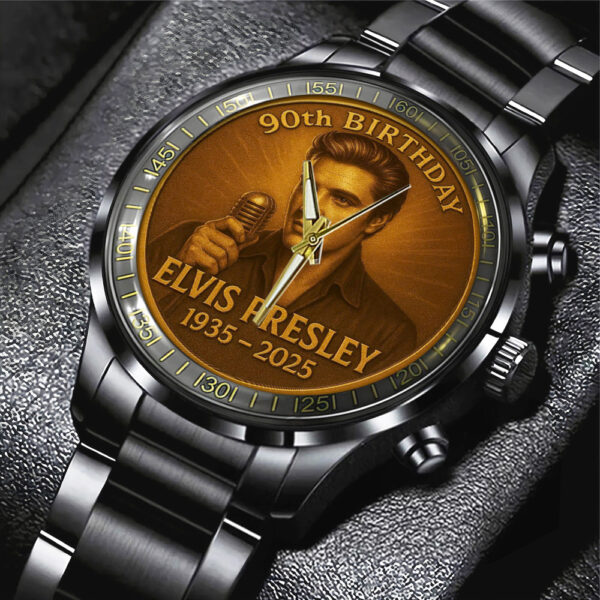 Elvis Presley - Stainless Steel Watch (Design #140)