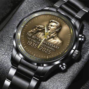 Elvis Presley Black Stainless Steel Watch – TANTN 14028