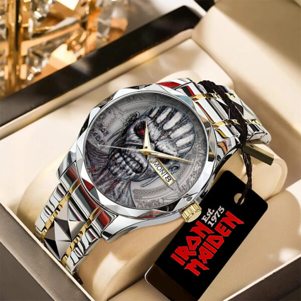 Iron Maiden Alloy Luxury Quartz Watch – TANTN 14309