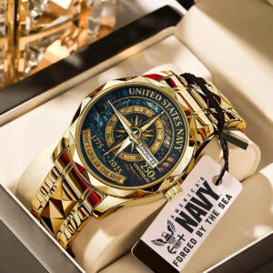 US Navy 250th Anniversary Alloy Luxury Quartz Watch – MAITM12724