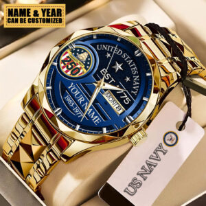 Personalized US Navy Alloy Luxury Quartz Watch – TMTHU495