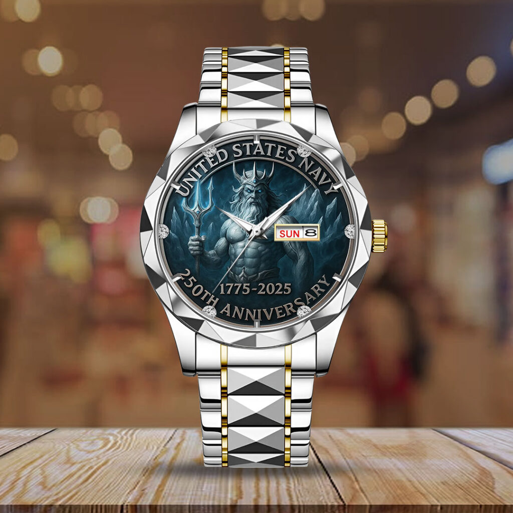 US Navy 250th Anniversary 2025 Alloy Luxury Quartz Watch – TMTHU732 - Image 2