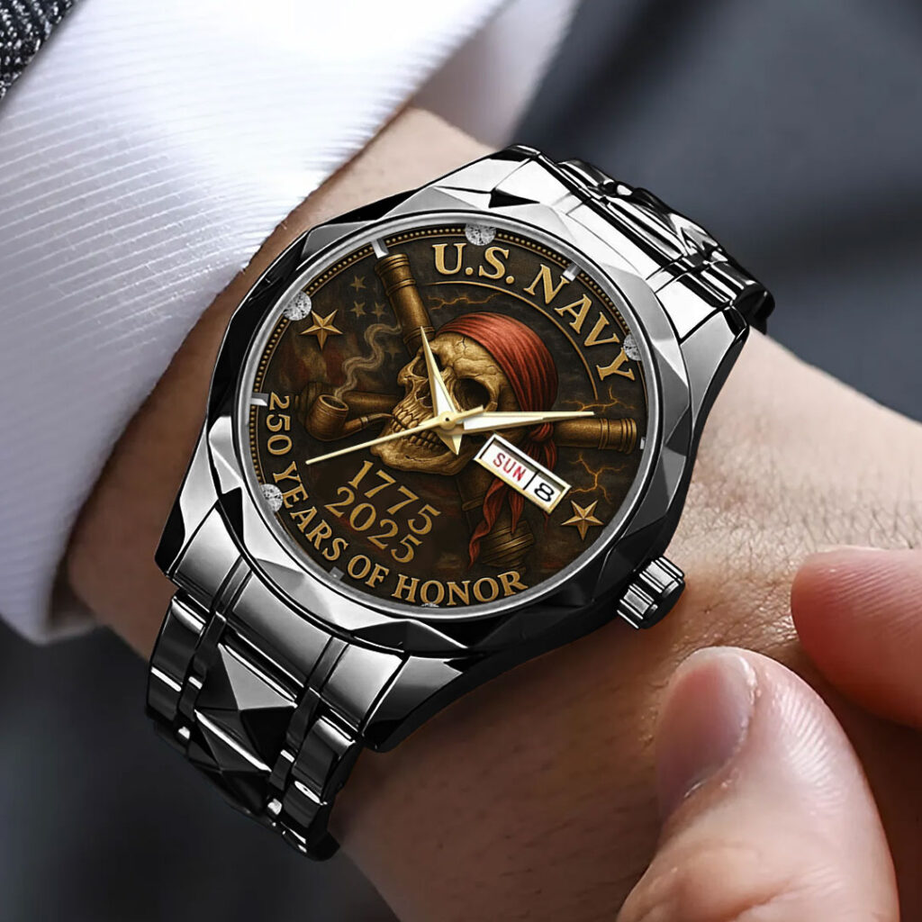 US Navy 250th Anniversary 2025 Alloy Luxury Quartz Watch – TMTHU734 - Image 3