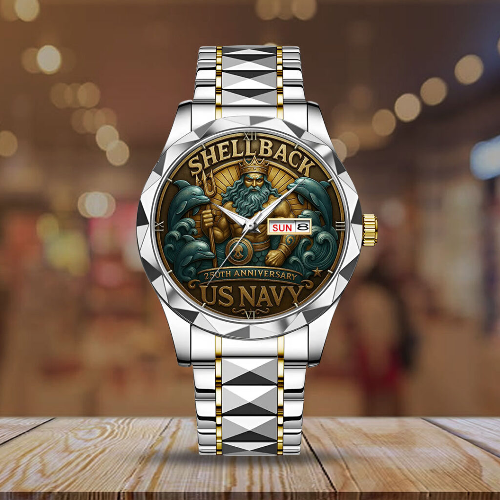 US Navy 250th Anniversary 2025 Alloy Luxury Quartz Watch – TMTHU894 - Image 2