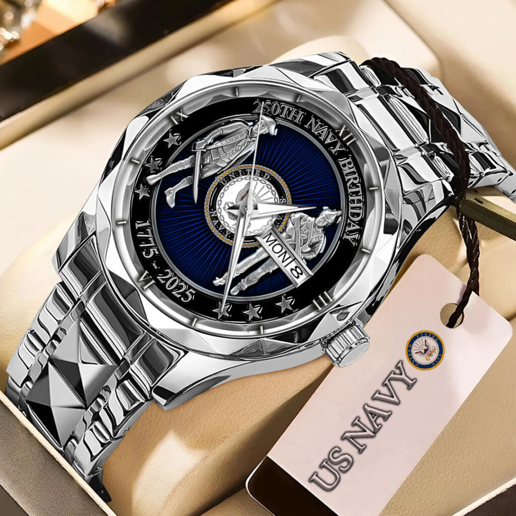 US Navy 250 Years Alloy Luxury Quartz Watch – HOATT12547