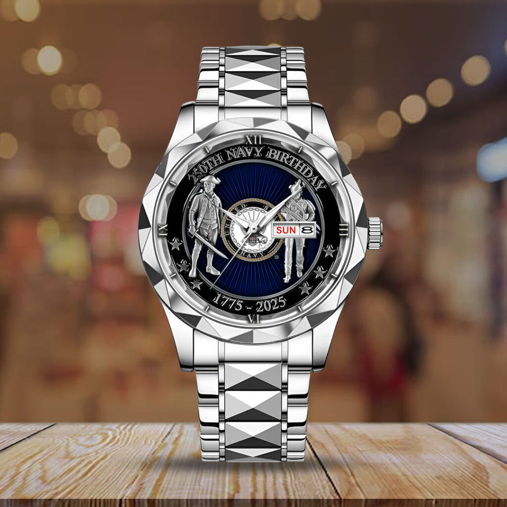US Navy 250 Years Alloy Luxury Quartz Watch – HOATT12547 - Image 3