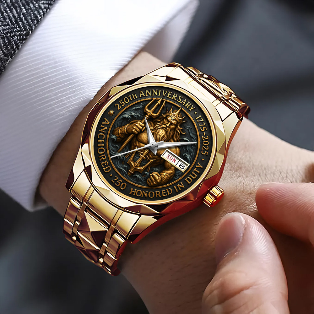 US Navy Alloy Luxury Quartz Watch – TANTN15985 - Image 2