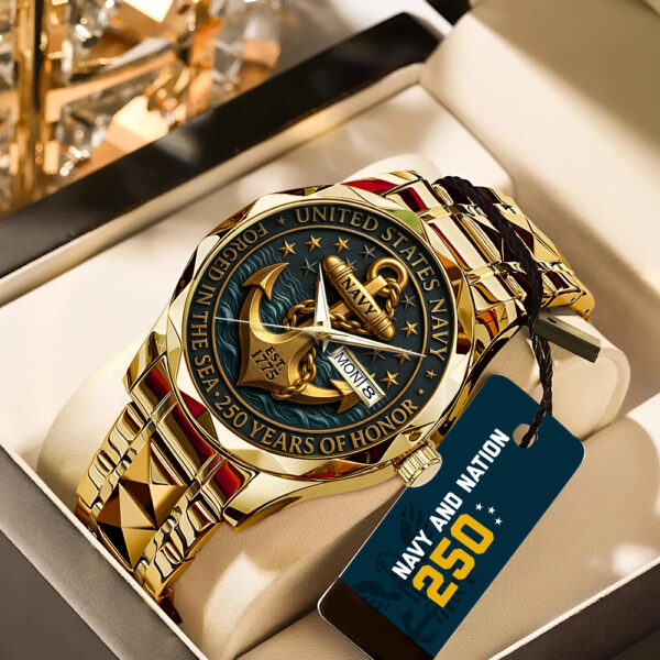US Navy Alloy Luxury Quartz Watch – TANTN15989