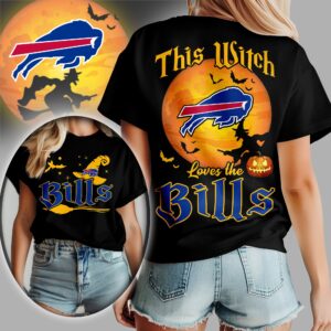 Buffalo Bills x Halloween Witch T Shirt Gifts For Fans