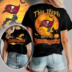 Tampa Bay Buccaneers x Halloween Witch T Shirt Gifts For Fans