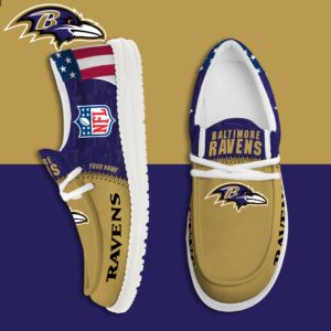 Baltimore Ravens Personalized Shoes Limited Edition