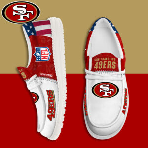 San Francisco 49ers Personalized Shoes Limited Edition