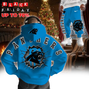Carolina Panthers 3D Breakthrough Hoodie+Joggers Set