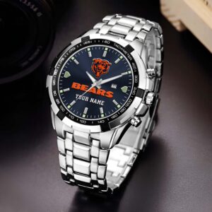 Chicago Bears Alloy Men Quartz Watch Custom Your Name