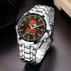 Cleveland Browns Alloy Men Quartz Watch Custom Your Name