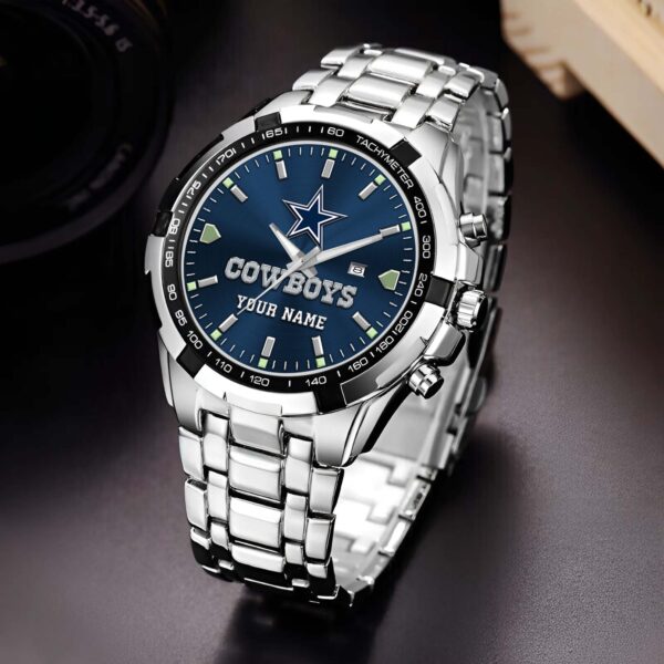 Dallas Cowboys Alloy Men Quartz Watch Custom Your Name