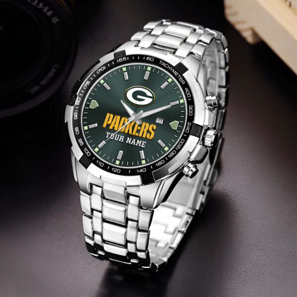 Green Bay Packers Alloy Men Quartz Watch Custom Your Name