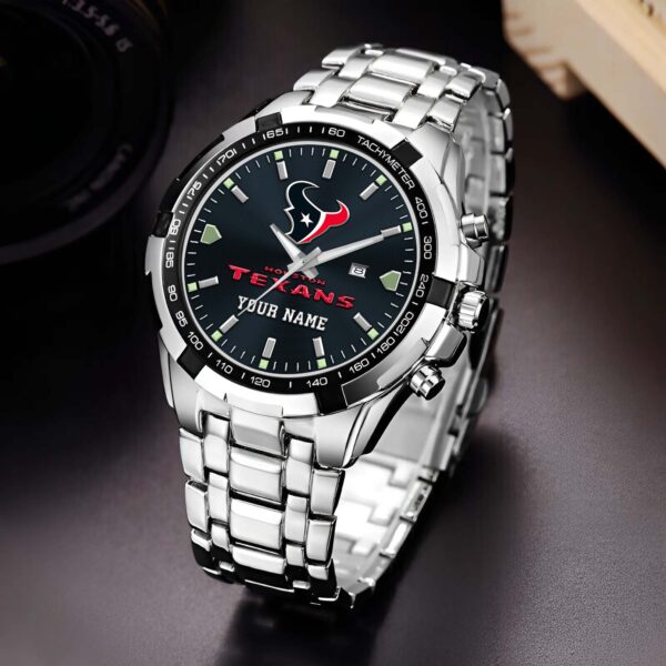 Houston Texans Alloy Men Quartz Watch Custom Your Name
