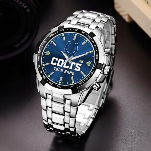 Indianapolis Colts Alloy Men Quartz Watch Custom Your Name