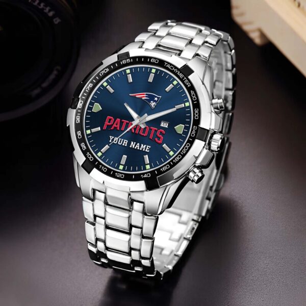 New England Patriots Alloy Men Quartz Watch Custom Your Name