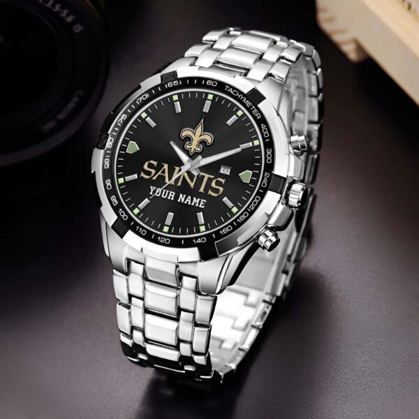 New Orleans Saints Alloy Men Quartz Watch Custom Your Name