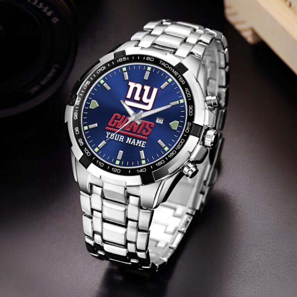 New York Giants Alloy Men Quartz Watch Custom Your Name