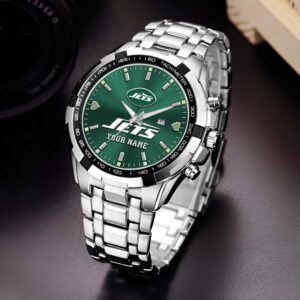 New York Jets Alloy Men Quartz Watch Custom Your Name