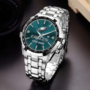 Philadelphia Eagles Alloy Men Quartz Watch Custom Your Name